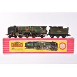 Hornby-Dublo OO Gauge 2-Rail 2235 BR green West Country Class 34005 'Barnstaple', with