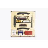 Rivarossi HO Gauge No 14 Diesel Freight Train Set with Battery box, comprising DB maroon and cream