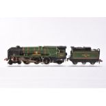 Hornby-Dublo OO Gauge 3-Rail unboxed BR green West Country Class 34042 'Dorchester' Locomotive and