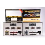 Graham Farish by Bachmann N Gauge Steam Freight Sets, two boxed examples, 370-025 Freight Starter