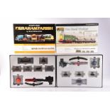 Graham Farish by Bachmann N Gauge Freight Sets, two boxed examples, 370-201, including Class 33