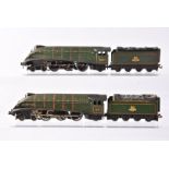 Pair of Hornby-Dublo OO Gauge 3-Rail BR green Class A4 Locomotives and Tenders, 60016 'Silver