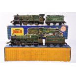 Hornby-Dublo OO Gauge 3-Rail Castle Class Locomotive and Tenders, 3221 BR green 5002 'Ludlow