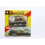 Rivarossi HO Gauge No 19 Passenger Starter Train Set with Battery Box, comprising DB maroon 0-4-0