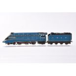 Hornby-Dublo OO Gauge pre-war 3-Rail LNER blue Electric Class A4 4498 'Sir Nigel Gresley', VG,