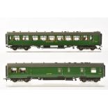 Pair of Bachmann heavily modified BR SR Restaurant and Buffet Coaches to a very good standard,