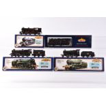 Bachmann OO Gauge Steam Locomotives, four boxed examples, locomotives with tenders 31-102 Standard