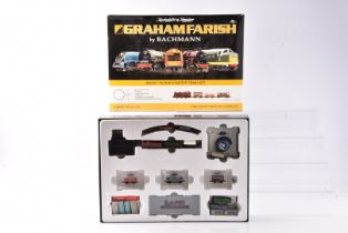 Graham Farish by Bachmann N Gauge Steam Freight Set and other Unboxed Freight Stock, a boxed set