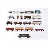 Continental HO Gauge Goods Wagons, a boxed/cased collection including tank wagons, sliding door
