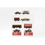 Hornby-Dublo OO Gauge 2-Rail Wagons and Vans, 4313 Gunpowder Van (4), 4325 12-Ton Ventilated Van (6)