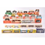 Continental HO Gauge Goods Wagons, a boxed/cased collection including tank wagons, sliding door