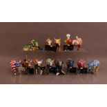 A collection of ceramic Cow Parade cows, comprising American related examples (12)