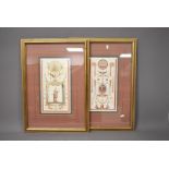 A Pair of Adam Style prints, 36cm by 20cm, one marked Tafel 32, the other Tafel 54, nicely framed