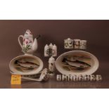 A collection of Portmeirion ceramics,