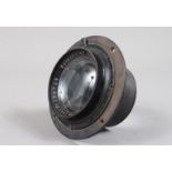 A Carl Zeiss Jena Tessar 25cm f/4.5 Lens, serial no 196728, circa 1912, barrel F, elements F,