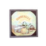 3¼in sq Magic Lantern Slides, chromolitho story sets - Cinderella (12), Jack the Giantkiller (12),