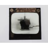 3¼in sq Magic Lantern Slides, including local but commercial photographic lecture set of Jersey,