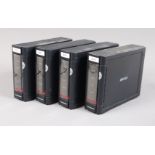 Four Buffalo Link Station Hard Drives, model no LS-250GL, all drives cleared, all power up,
