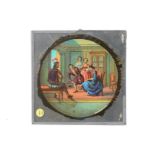 3¼in sq Magic Lantern Slides, story sets and part-sets - 'Piggie Went To Market', 'Dan Daberton's