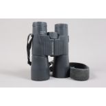 A Pair of Eschenbach Trophy AS/D All Weather Binoculars, 10 x 50 B, 88 m/ 1000 m, body G, some wear,