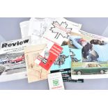 A small collection of Triumph related booklets and manuals, including the Spitfire Mark 3, Triumph