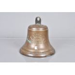 A vintage bell for the small village Revesby in Lincolnshire, with date 1898 to the front,