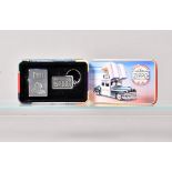 The Zippo Car, a 1998 Limited Edition Zippo lighter set, comprising a brushed chrome lighter with