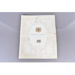 A fine collection of paper-lace Musical Programmes for evening performances at Buckingham Palace, by