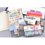 A collection of British and Overseas stamps and sets, late 1970s onwards, complete with a full