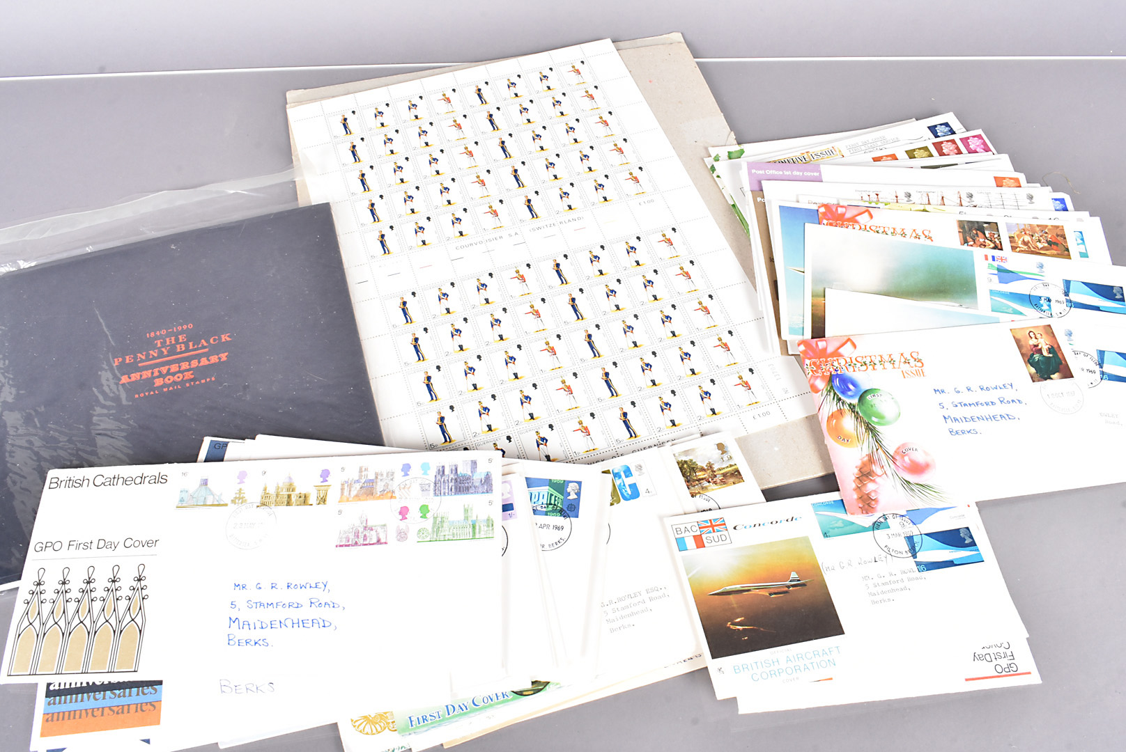 An assortment of FDC's, covering various subjects, together with a selection of mint sheets,