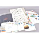 An assortment of FDC's, covering various subjects, together with a selection of mint sheets,