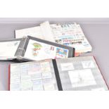 A small collection of British and Overseas stamps, mainly aviation related, loose and in albums,