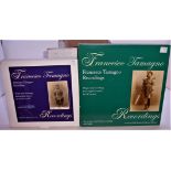 Historic Masters 10-inch and 12-inch vinyl pressings 2 boxed sets of Francesco Tamagno, comprising