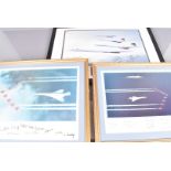 Signed Limited Edition Concorde and Red Arrow prints, to include Concorde 40th Anniversary by Adrian