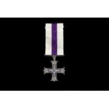 Military Cross, unnamed, the cross with straight arms, with Imperial Crowns, Royal Cypher to centre,