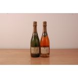 A pair of Chapel Down English sparkling non-vintage champagne, one brut and one rose brut (2)