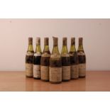 Seven bottles of Sauvigny-les-Beaune Les Godeaux 1974, selectionne P. Andre, vintage red Burgundy