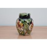 A Moorcroft pottery ginger jar and lid, Chatsworth Rose', by Philip Gibson, 2001, 16cm high