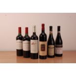 A collection of New World/European red wine, including Barolla Reserva 2009, Zuccardi Serie A Malbec