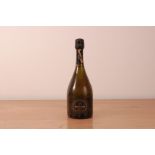 A bottle of Dom Ruinart champagne, 1998 vintage
