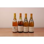 Four bottles of vintage Burgundy white wine, comprising one bottle of Pulingny Montrachet Premier