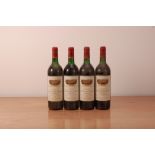 Four bottles of Chateau La Vieille Croix 1990, vintage Fronsac Bordeaux red wine (4)