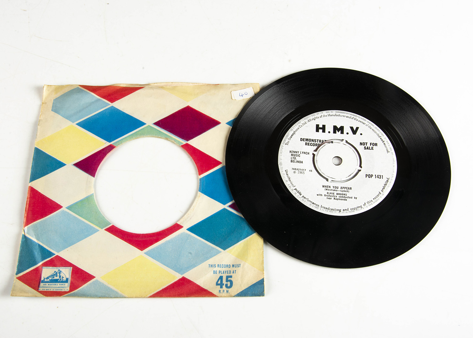 Elkie Brooks Demo Single, He's Gotta Love Me b/w When You Appear - Original UK Demo release 1965 - Image 2 of 2