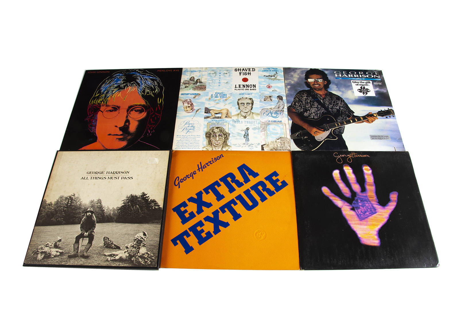 Beatles Solo LPs / Box Set, eighteen albums and a Box Set of George Harrison, John Lennon and