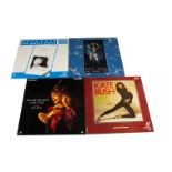 Kate Bush Laser Discs, four discs comprising Live At Hammersmith Odeon, The Line, The Cross and
