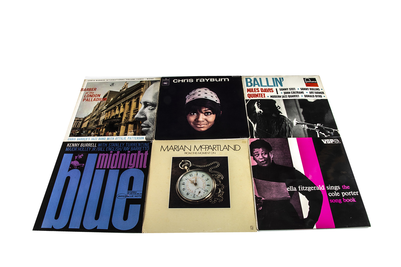 Jazz LPs, eleven albums of mainly Jazz with artists comprising Kenny Burrell, Wardell Gray, Chris