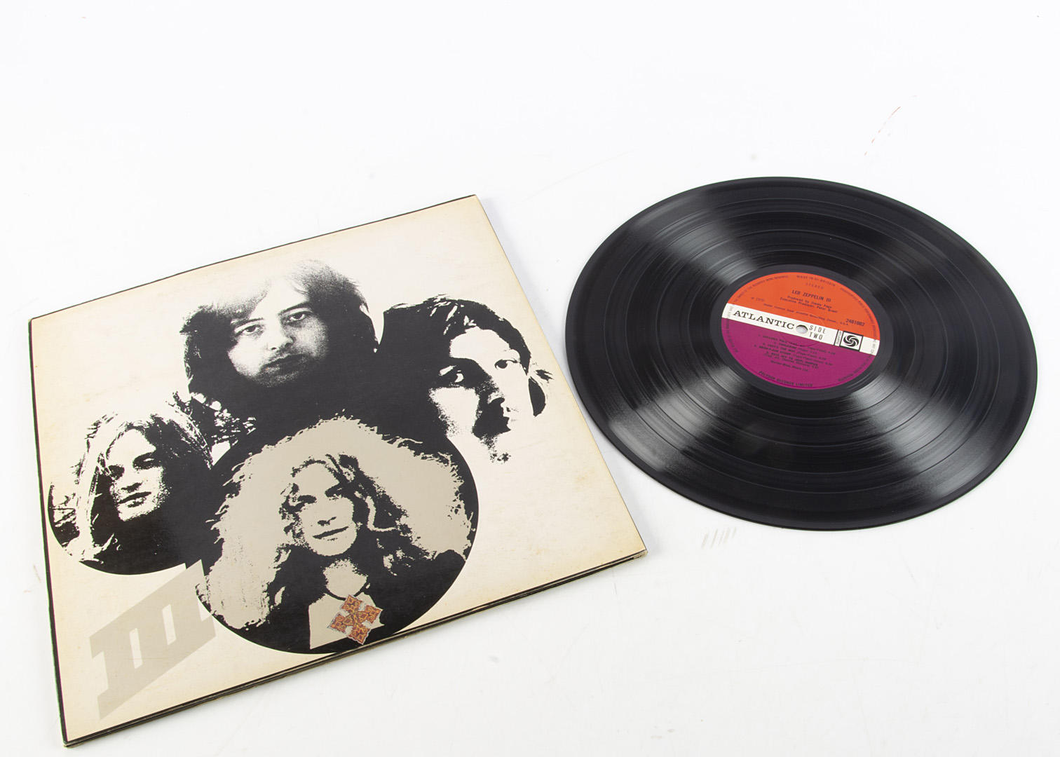 Led Zeppelin LP, Led Zeppelin III LP - Original UK First Press Release 1970 on Atlantic (2401002) A5 - Image 2 of 2