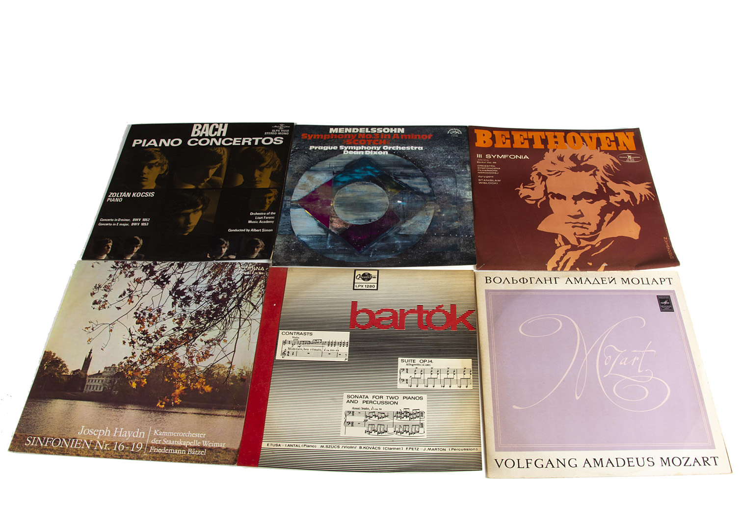 Classical LPs, approximately one hundred and fifty albums of mainly Classical music with labels of