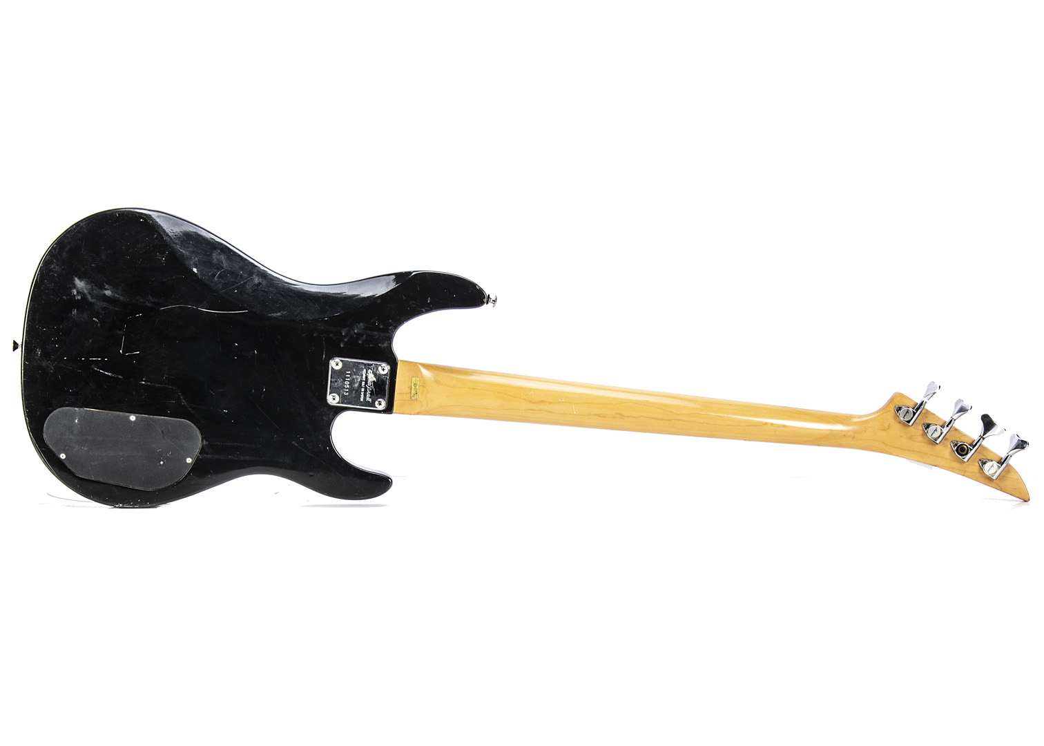 Aria Pro II Bass Guitar, an Aria Pro II SLB-series electrics SLB-2 black bass guitar, s/n 1110513, - Image 4 of 4