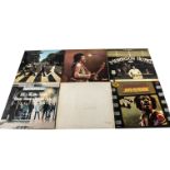 Sixties LPs, twelve albums of mainly Sixties artists comprising The Beatles - White Album (